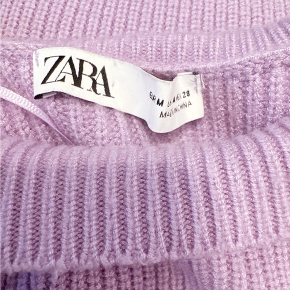 Zara Lilac Turtleneck Sweater - Picture 9 of 10